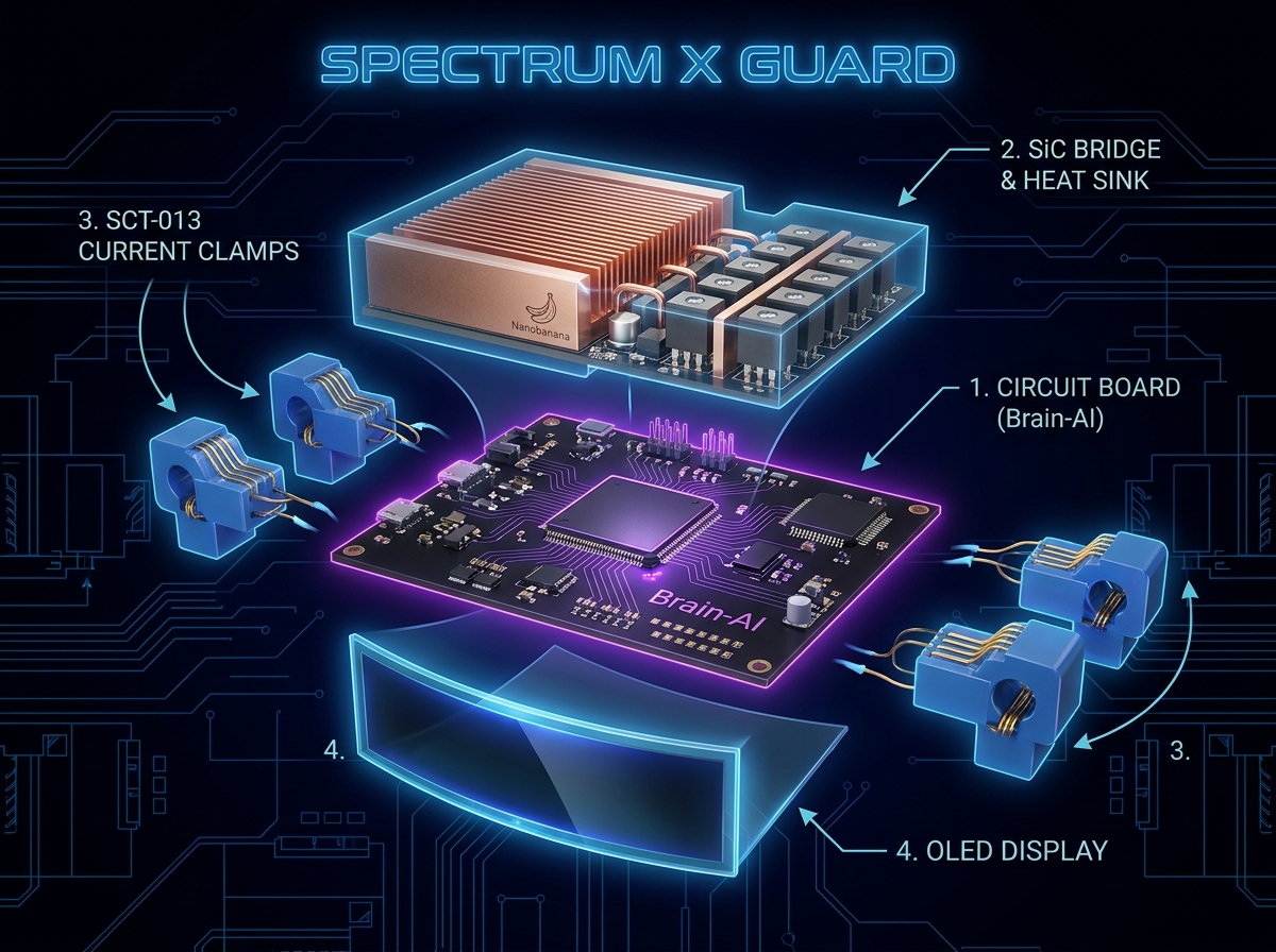 Spectrum X Guard Exploded View